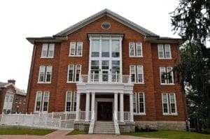 Founders Hall Building contracted and designed by Leonard Fiore