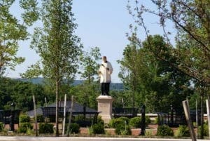 Mount Aloysius Pedestrian Mall Building contracted and designed by Leonard Fiore