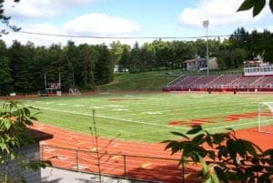 Pine Bowl Stadium Building contracted and designed by Leonard Fiore