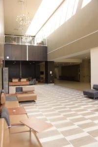 Humanities & Social Services Building contracted and designed by Leonard Fiore