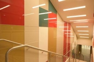 Humanities & Social Services Building contracted and designed by Leonard Fiore