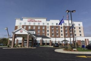 Hilton Garden Inn Building contracted and designed by Leonard Fiore