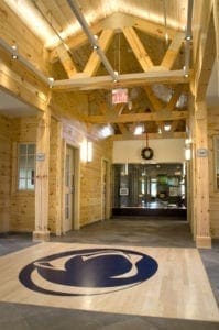 Building contracted and designed by Leonard Fiore