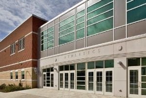 Altoona Area Junior High School Building contracted and designed by Leonard Fiore