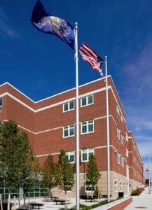 Altoona Area Junior High School Building contracted and designed by Leonard Fiore