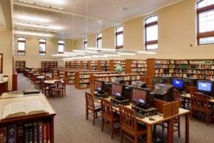 Altoona Area Junior High School Building contracted and designed by Leonard Fiore