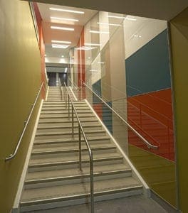 Humanities & Social Services Building contracted and designed by Leonard Fiore